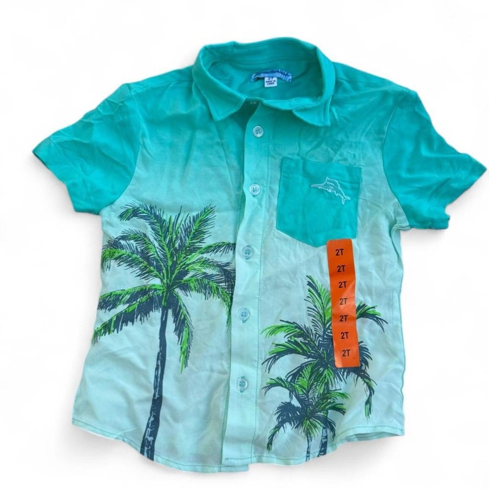 Tommy Bahama Kids Beach Day Button Ups | Size 2T - Picture 5 of 8